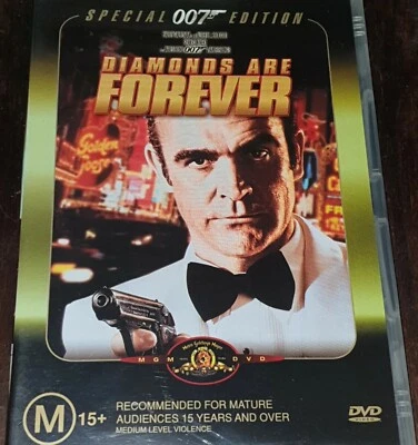 Diamonds Are Forever - Special 007 Edition DVD - Sean Connery as Bond -Free Post - image 1 of 3