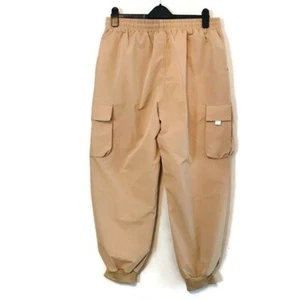 NWT Zaful Khaki Beige Cargo Joggers Drawstring Pants Men’s size Extra Large XL - Foto 1 di 10