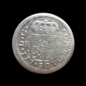 ESPAÑA 1/2 REAL 1762 PLATA KM 395.2 #4710# - Imagen 1 de 2