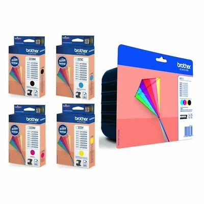 Brothers Original LC223 Tintenpatrone CMYK für MFC-J5720DW DCP-J562DW Lot/VERSIEGELT - Bild 1 von 2