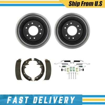 Rear Drums Brake Shoes & Hardware Spring Kit for Chevrolet C10 Pickup 1960-1963 - Image 1 of 4