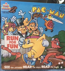 PAC-MAN run For Fun RPM Record And Book. - Picture 1 of 2