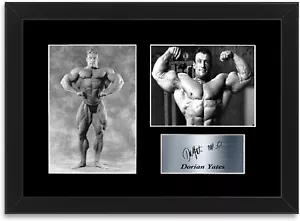 Dorian Yates Signed Photo Display Mount A4 Bodybuilding Gym Poster Framed - Picture 1 of 1