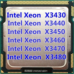 Intel Xeon X3430 X3440 X3450 X3460 X3470 X3480 LGA1156 CPU Processor TLC LOT - Picture 1 of 7