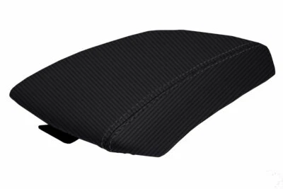 Fits 2005-2015 Nissan Xterra Carbon Fiber Console Lid Armrest Cover Black - Image 1 of 4
