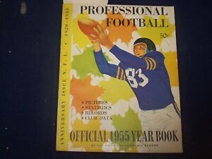 1955 PROFESSIONAL FOOTBALL OFFICAL 1955 YEAR BOOK OF THE NFL- 35TH ANNIV- B 6525