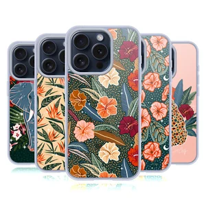 OFFICIAL CAT COQUILLETTE TROPICAL WILDLIFE GEL CASE FOR APPLE iPHONE PHONES - Picture 1 of 15