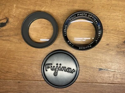*Exc+4* Lente Fuji Fujinar 25 cm 250 mm F/4,5 solo apta para obturador Shanel 5B-S/Japón Foto 1 de 4