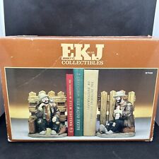 The Emmett Kelly JR Signature Collection Figurine bookends Clown In Original Box