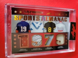 WILLIE STARGELL LARRY HOLMES MARTINA NAVIRATOLOVA TROTTIER GEBRAUCHTES SPIEL TRIKOTKARTE - Bild 1 von 2