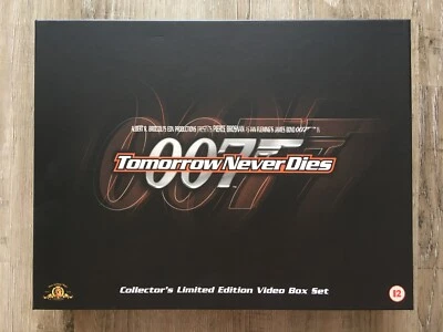 JAMES BOND 007 'TOMORROW NEVER DIES' COLLECTOR'S EDITION VHS BOX SET NEAR MINT - Image 1 of 4