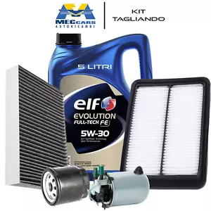 KIT TAGLIANDO NISSAN QASHQAI J11 1.5 DCI 5 LITRI OLIO ELF FE 5W30 + 4 FILTRI - Foto 1 di 10