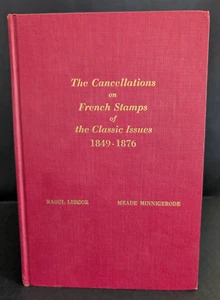1948 Cancellations Of Classic French Stamps 1849-1876 Hardcover Illust. 1st 136p - Picture 1 of 7