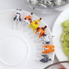 7 pièces mignonnes mini fourchettes à fruits dessin animé pour animaux déjeuner bento accessoires décoration de fête
