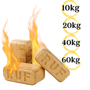 Holzbriketts Ruf Kamin Ofen Holz Brenn Kohle Brikett 20kg 40kg 60 kg 360 kg✅