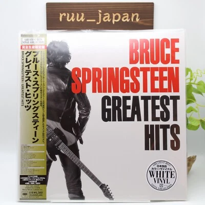New Bruce Springsteen White Color Vinyl 2 LP Greatest Hits w/OBI New - Image 1 of 3