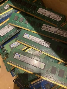 Job Lot 500 X 4GB ECC UDIMM Rams Mixed Speeds Untested Micro Server Memory - Picture 1 of 3