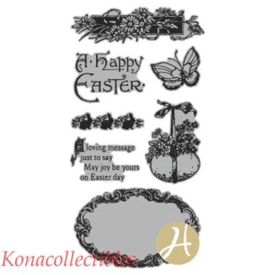 Графический набор марок 45 Sweet Sentiments #3 Cling Stamp Set Easter! Весна! - Изображение 1 из 2