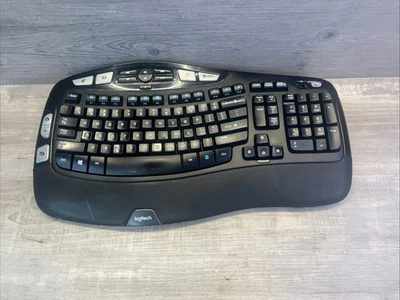 Logitech K350 Comfort Wave Wireless Keyboard ONLY - No Dongle Y-R0053 820-002546 - Image 1 of 4