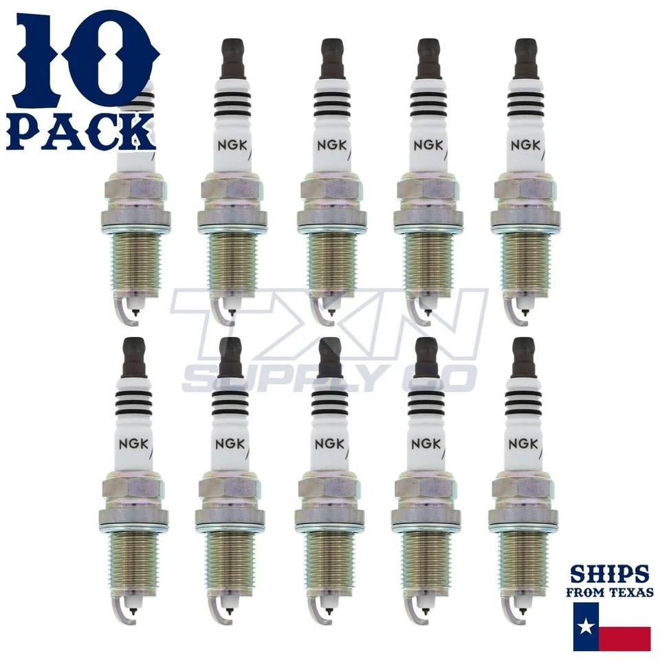 10 Pack NGK Iridium IX Spark Plugs 1994-1996 for Dodge Ram 3500 V10-8.0L - Image 1 of 2