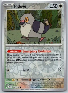 Pidove 133/162 Reverse Holo SV05: Temporal Forces NM - Picture 1 of 2