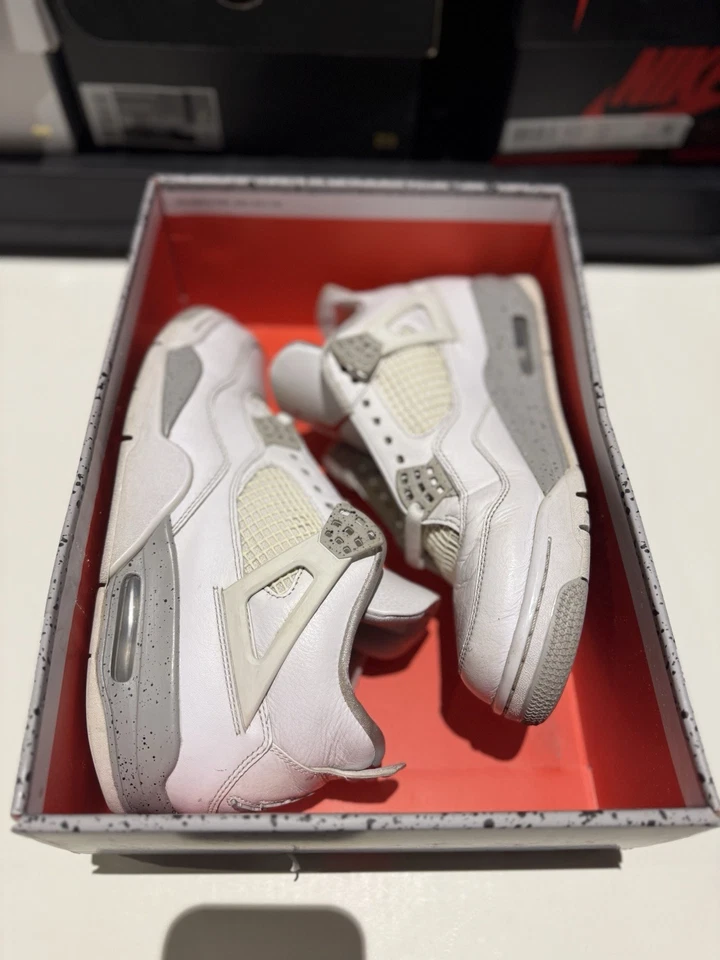 Talla 8.5M Air Jordan 4 Retro Blanco Oreo (2021) CT8527-100 Con Caja Foto 1 de 4