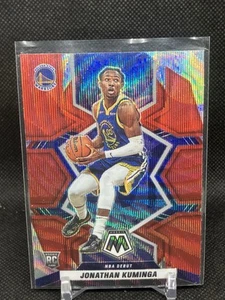 2021-22 Panini Mosaic - NBA Debut Jonathan Kuminga #268 Red Wave Mosaic Prizm... - Picture 1 of 2