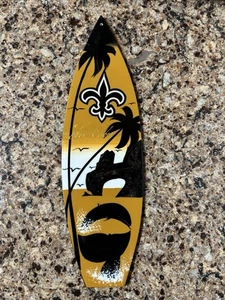 New Orleans Saints NFL Wood Surfboard Decoration 17 Inches Wall Hanging Art - Picture 1 of 3