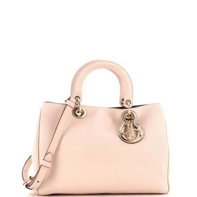 Christian Dior Diorissimo Tote Pebbled Leather Medium - Image 1 of 4