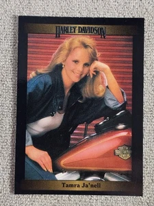 1992 Collect-A-Card Harley-Davidson Series1 Tamra Ja'nell Ms. Harley-Davidson#60 - Picture 1 of 2