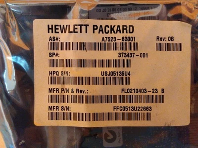 New HP 373437-001 SFP Fibre PCI Card Sealed Bag  - Image 1 of 4