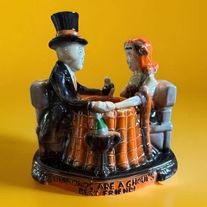 YANKEE CANDLE HOLDER Halloween Boney Bunch 2015 Diamonds Are A Ghoul's B F - Picture 1 of 17