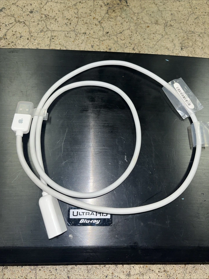 Apple 3-Ft / 1M USB Keyboard Extension Lead Cable Cord (591-0181) - Image 1 of 3