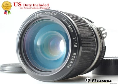 [Near MINT++] Nikon Ai Zoom Nikkor 43-86mm f3.5 MF Lens for F3 FM FM2 From JAPAN - Image 1 of 4