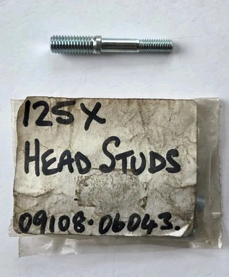 NUEVO GENUINO SUZUKI RM125 MX CULATA PERNO M8x35 1981-1983 - 09108-08143 Foto 1 de 2