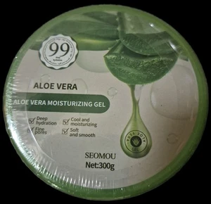 Seomou Pure Aloe Vera Moisturizing Gel 4 Pk of 10.5 oz Canisters (S2012/16) - Picture 1 of 3