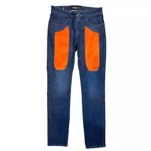 JEANS JECKERSON UOMO MAN toppe Alcantara Arancio DENIM PA077 SH399 D601 229 € - Afbeelding 1 van 4