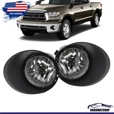 Fog Lights For 2007-2013 Toyota Tundra 2008-2011 Sequoia Bumper Lamps W/Cover - image 1 of 4