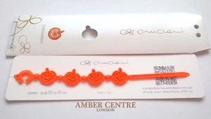 Original italienisches Cruciani Armband Kindergröße verstellbar PUMPKIN-UVP £20!!! - Bild 1 von 2