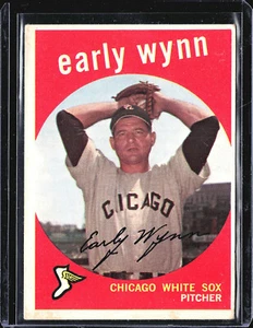 1959 Topps Early Wynn White back #260 ERROR MISPELLING "Cleevland" - Bild 1 von 2