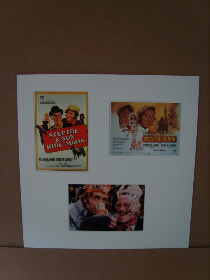 Ray Galton and Alan Simpson Genuine Signed Authentic Autographs - UACC / AFTAL. - Image 1 of 1