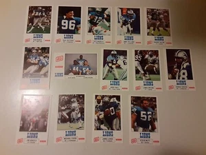 1988 EXCLUSIVE Oscar Mayer Claussen DETROIT LIONS Police Football Card Set of 14 - Picture 1 of 2