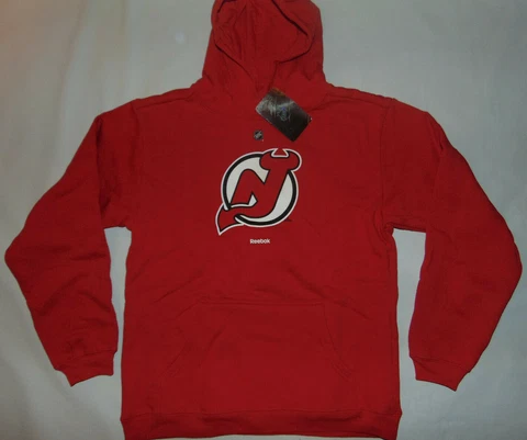 NEW Reebok New Jersey Devils Red Hoodie Sweatshirt Youth XL 18/20 NEW (defect) Cover