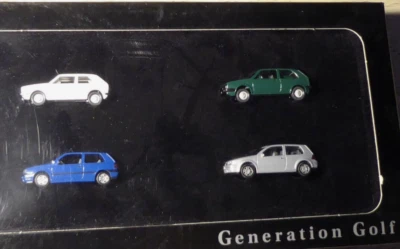 WIKING 1:87 H0, Generazione Golf PKW VW Golf 1 -Golf 4 Top In OVP 1:87 - Immagine 1 di 3