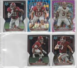 HENRY TO'O TO'O 2022 BOWMAN U BLUE CARD #D 9/199 + 4 CARDS ALABAMA CRIMSON TIDE - Picture 1 of 2