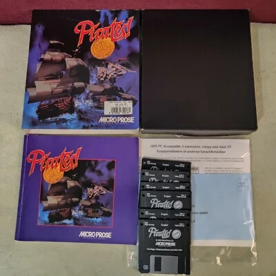 Jeu Big Box Pirates! Gold IBM PC MicroProse - Complet 6 Disquettes - Sid meier - Photo 1/4