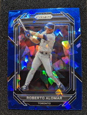 2023 Prizm Baseball Roberto Alomar Blue Cracked Ice