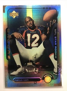 Marcus Nash 1998 Upper Deck Encore #14 ROOKIE RC F/X GOLD PARALLEL SSP Broncos /