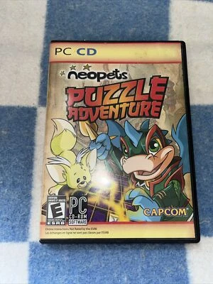 PC CD Game Neopets Puzzle Adventure with Original Case & Manual, 2008, (T3) - Image 1 of 4