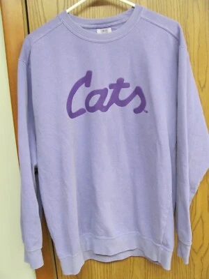 Комфорт цвета фиолетовый толстовка размер средний «КОШКИ» - Изображение 1 из 4